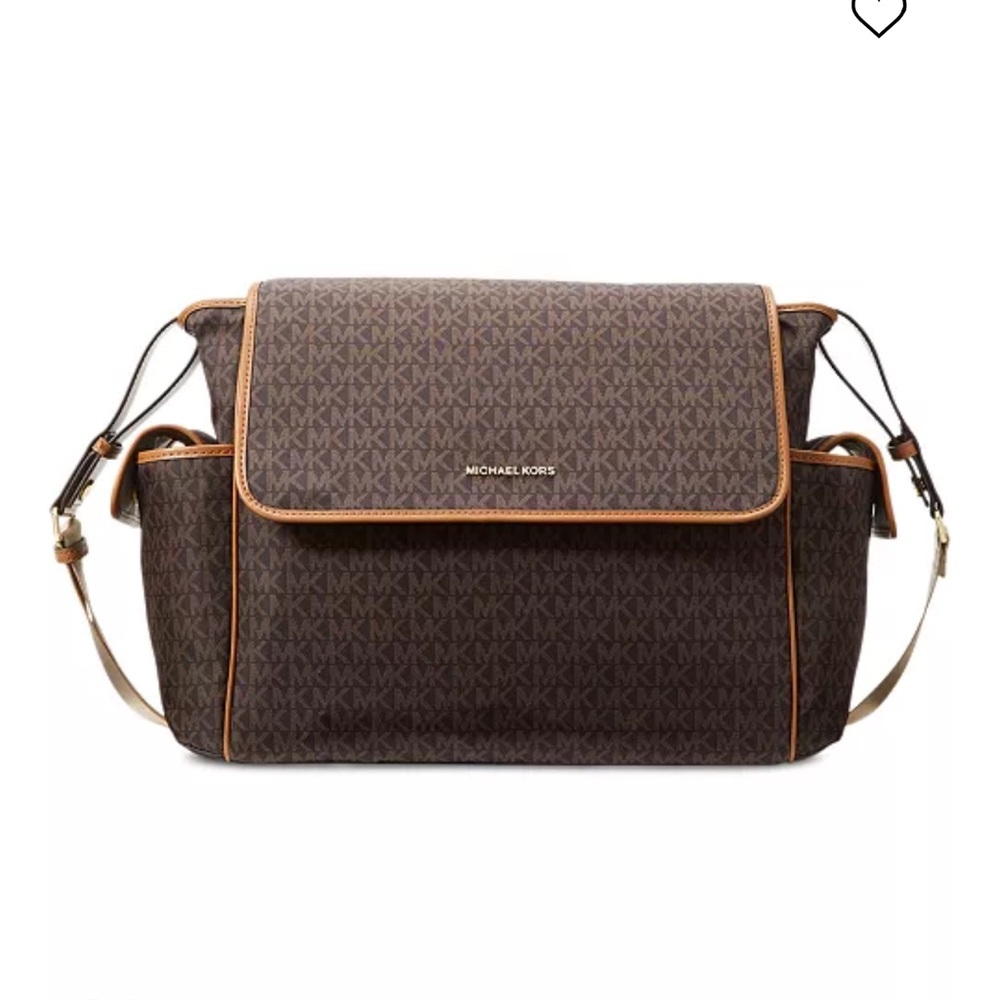 Michael Kors Brown Messenger Bag Elegant Design